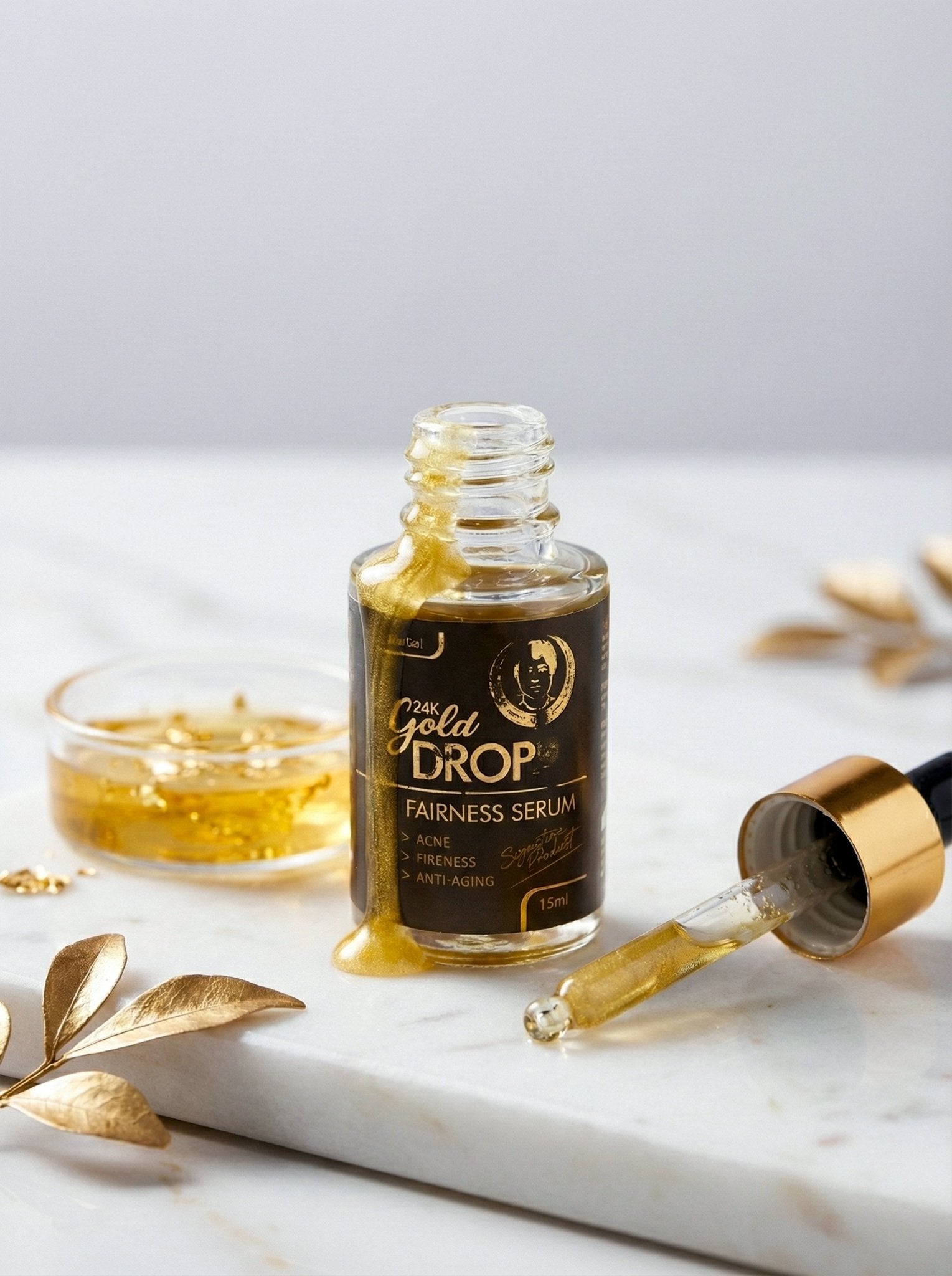 24k Gold Drop Fairness Serum - Hakeem Musa